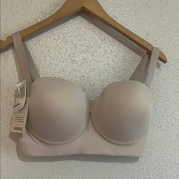 Cream Strapless T-Shirt Bra with Molded Cups - Picture 1 of 11